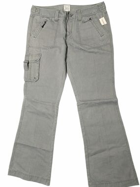 Aeropostale Gray Flare Cargo Jeans